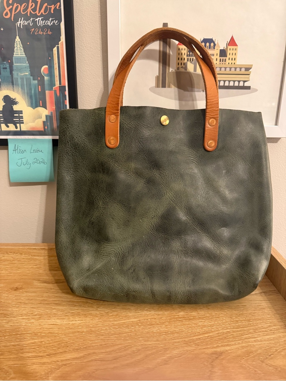 EUC KMM Eucalyptus Mini Tote NO STRAP - Picture 2 of 8